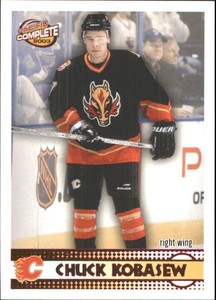 2002-03 (FLAMES) Pacific Complete Red #573 Chuck Kobasew /100