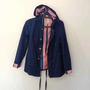 Tulle Anthropologie Blue Hooded Lightweight Jacket - Picture 1 of 6