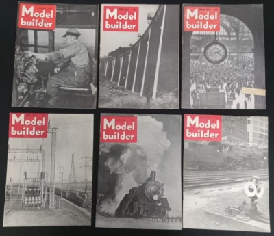 6 VTG 1947 MODEL BUILDER MAGAZINES LIONEL TRAIN RAILROAD - Image 1 of 2