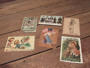 Vintage 1890-1900's RARE Postcards Military Lots Of Interesting Paper Items - Picture 1 of 7