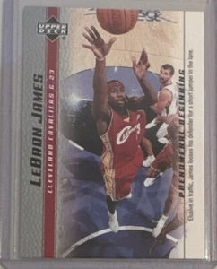 2004 Upper Deck Lebron James Phenomenal Beginning Card #6 Cleveland Cavaliers - Bild 1 von 2