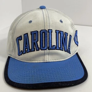 STARTER North Carolina Tarheels Mütze Snapback Spell Out Curve Arch weiß RAR! - Bild 1 von 14