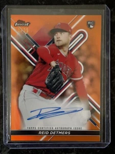 2022 Topps Finest - Reid Detmers - Rookie Autograph - Orange #13/25 - Picture 1 of 2