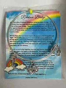 Nuevo Brazalete Brazalete Puente Arco Iris Gato Plata Hecho a Mano Ampliable - Imagen 1 de 5