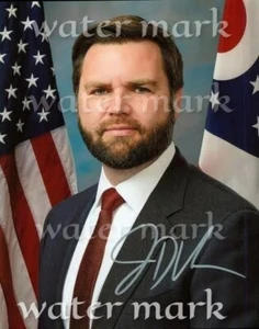 J.D.VANCE VICE PRESIDENT UNITED STATES REPRINT SIGNED PHOTO 8"X11" .#1 - Picture 1 of 1