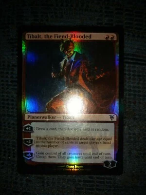 MTG, Tibalt, the Fiend-Blooded, Avacyn Restored *FOIL*, NM, Magic the Gathering - Image 1 of 2