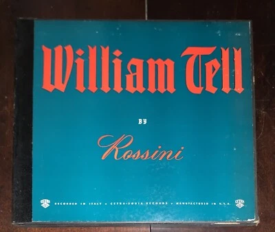 4 MINT LPs Rossini. William Tell.  Opera Box Set Cetra-Soria #1232 - Image 1 of 3