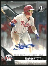 2021 Bowman Platinum Top Prospect Autographs #TOP16 Bryson Stott