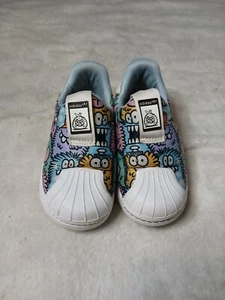 Adidas Superstar Multicolor Monsters Toddler shoe Size 8 - Picture 1 of 8