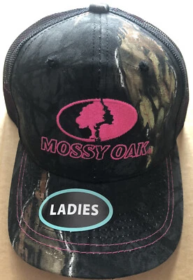 Mossy Oak Ladies Adjustable Hunting Baseball HaPink & Camo OSFM - NWT - Image 1 of 3
