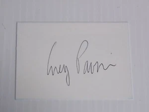 COREY PAVIN Autographed Signed Card GOLF PGA GOLFER - Picture 1 of 2