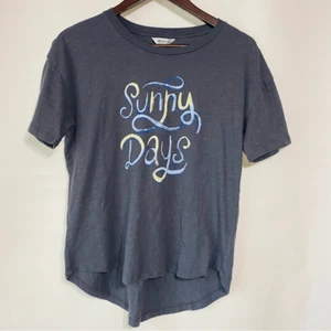 Camiseta gráfica Wildfox "Sunny Days" para mujer gris medio manga corta - Imagen 1 de 8