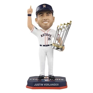 Justin Verlander (Houston Astros) 2022 World Series Champ Bobblehead NEW IN BOX - Picture 1 of 3