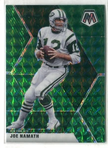 Panini Mosaic Joe Namath 2020 Green Mosaic Prizm #155 Hof NY Jets - Imagen 1 de 1