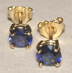 Earrings Topaz, Garnet, Peridot.... 5 & 6mm Solid Silver Stamped - Picture 1 of 41