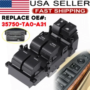 Driver Left Master Power Window Door Switch For 2008-12 Honda Accord EX & EXL - Picture 1 of 12