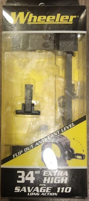 Wheeler 1-Piece Bolt Action Scope Mount Savage 110 Long Action Rifles, 34MM High - Image 1 of 4