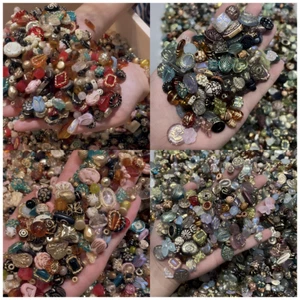 Gemstone Beads For Jewellery Making Vintage Now Bulk lot ALL Brand New - Picture 1 of 19