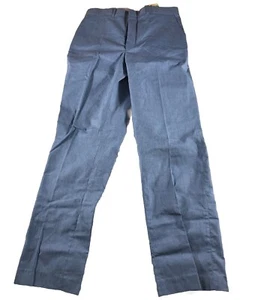 Pantalone elegante uomo McGregor blu nuovo con etichetta Deadstock vintage 34X34 anni 90 - Foto 1 di 11