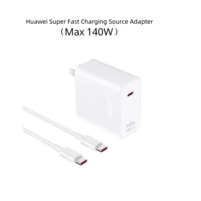 NEW HUAWEI SuperCharge 140W Wall Charger With 7A Cable For Huawei Matebook XPro - Image 1 of 4