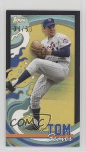2022 Topps Rip Mini Black /50 Tom Seaver #MRIP-TSV HOF