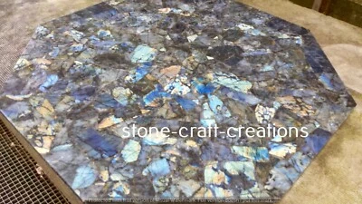 Labradorite Table Top, Center Table, Kitchen Countertop Bar & Console Deco - Image 1 of 4