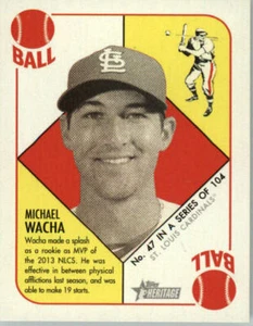 2015 Topps Heritage '51 Collection Mini Black Back #47 Michael Wacha SP BX 5V - Picture 1 of 1