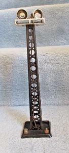 Vintage O-Gauge Marx Floodlight Tower 2 Lights 11 1/4" - Picture 1 of 2