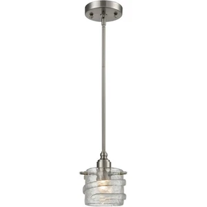 Dimond Lighting D3898 Hiver Mini Pendant Brushed Nickel with Silver - Picture 1 of 2
