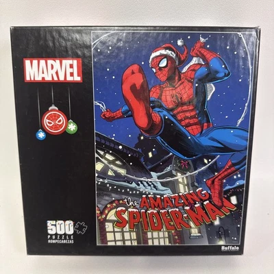 Puzzle Buffalo Games Spider Man Swinging Into the Holidays 500 piezas - Precintado Foto 1 de 4