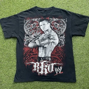 Vintage Randy Orton T-Shirt Gr. Medium Y2K WWE AOP - Bild 1 von 7