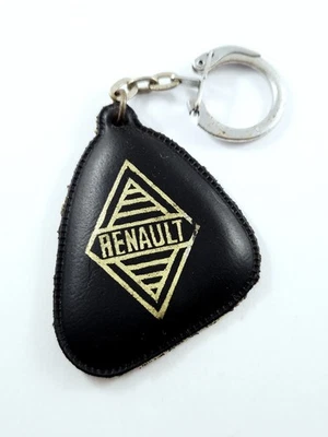 PORTE-CLES - RENAULT Simili-cuir VINTAGE 1960s 4CV Dauphine FLORIDE 4L R8 R12 - Photo 1/2