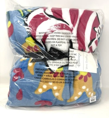 Vera Bradley Alice In Wonderland Throw Blanket Disney Cheshire Cat 100 Year Ann - Image 1 of 4
