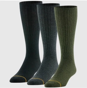 Men’s Goldtoe Signature Crew Dress Socks 3pr Size 6-12.5 NEW! - Picture 1 of 7