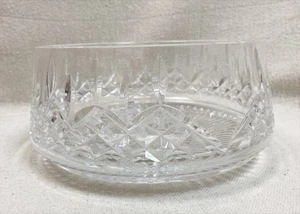 PERFECT WATERFORD CRYSTAL LISMORE ROUND TAPERED BOWL   7" - Picture 1 of 6