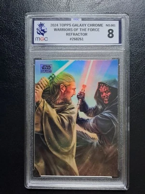 Warriors Of The Force Mini Diamond SP Refractor Star Wars Topps Chrome MGC 8 - Image 1 of 2