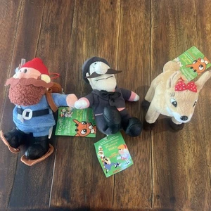 3 CVS Rudolph The Red Nose Reindeer Island of Misfit Toys Plush 1998 and 1999 - Picture 1 of 8