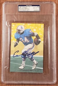 1989 Goal Line HOF Earl Campbell Houston Oilers Football Card PSA/DNA 10 AUTO - Picture 1 of 2