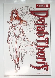 Dejah Thoris V2 #1 J Scott Campbell Red Sketch Variant LTD 300 Copies - Bild 1 von 3