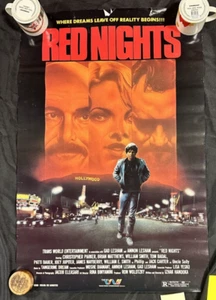 Póster de película Red Nights 1988 promocional 25x39 de Chris Parker/Brian Matthews PB26 - Imagen 1 de 3