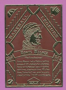1993 HONUS WAGNER HOF BASEBALL LEGENDS LIGHT-WEIGHT METAL PROMO CARD MLB *TPHLC - Picture 1 of 3