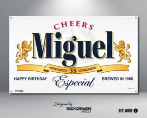 Modelo Birthday Banner | Personalized Banner | Modelo | Cerveza | Mexican Beer - Picture 1 of 12