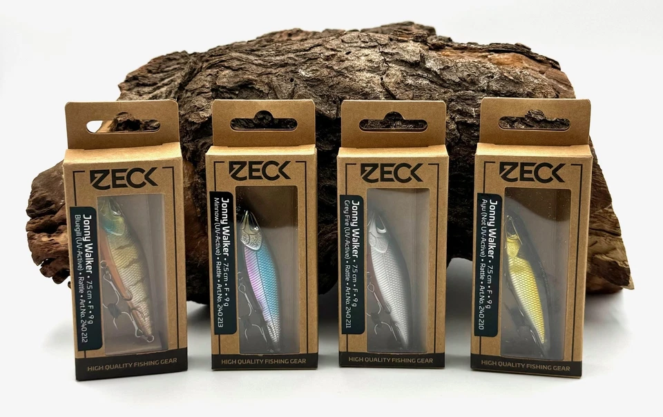 Zeck Jonny Walker Stickbait 7,5cm 9,0g 6 Farben Topwater Popper Oberflächenköder - Bild 1 von 1