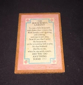 The House wifes Lament Magnet Corkboard - Picture 1 of 3