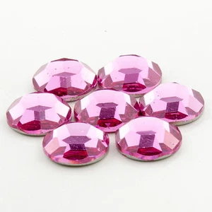 Vintage ss40 Swarovski Flatback Rhinestones ROSE 12pcs Art. 2000 30011004 - Picture 1 of 3