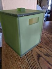 Focus Hospitality green ice bucket storage container 5 x 5 x 6 moss new