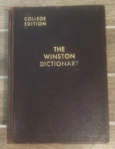 The Winston Dictionary College Edition Vintage 1943 With Index Tabs - Picture 1 of 14