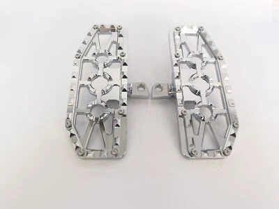 Rear Passenger Footboards Foot Pegs For Harley Softail Deluxe FLSTN Custom FXSTC - Изображение 1 из 4