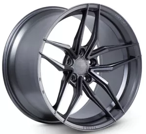 20x9F/20x10R Ferrada Forge8 FR5 5x120 +35/40 Matte Graphite New Rims Set (4) - Picture 1 of 3