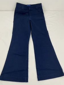 Girl's Pegasus Youth Flare Pants, Navy, Sz. 6 Irregular W23" L28" Inseam 20" - Picture 1 of 4